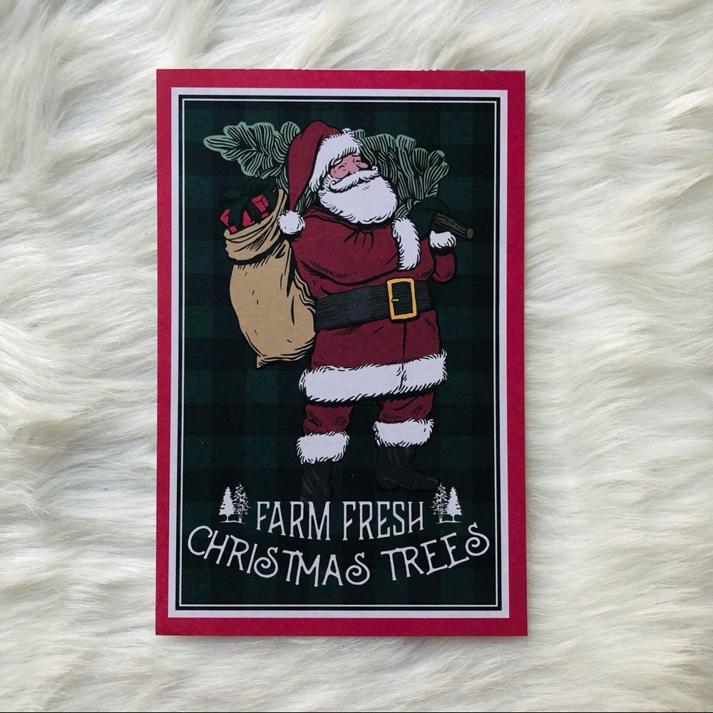 Christmas Farmhouse Greeting Cards 6pc - Picture 4 of 11
